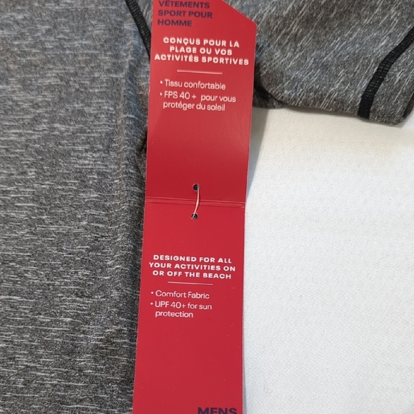 Reebok Men's Heathered Gray Short Sleeve Tee - Picture 6 of 10